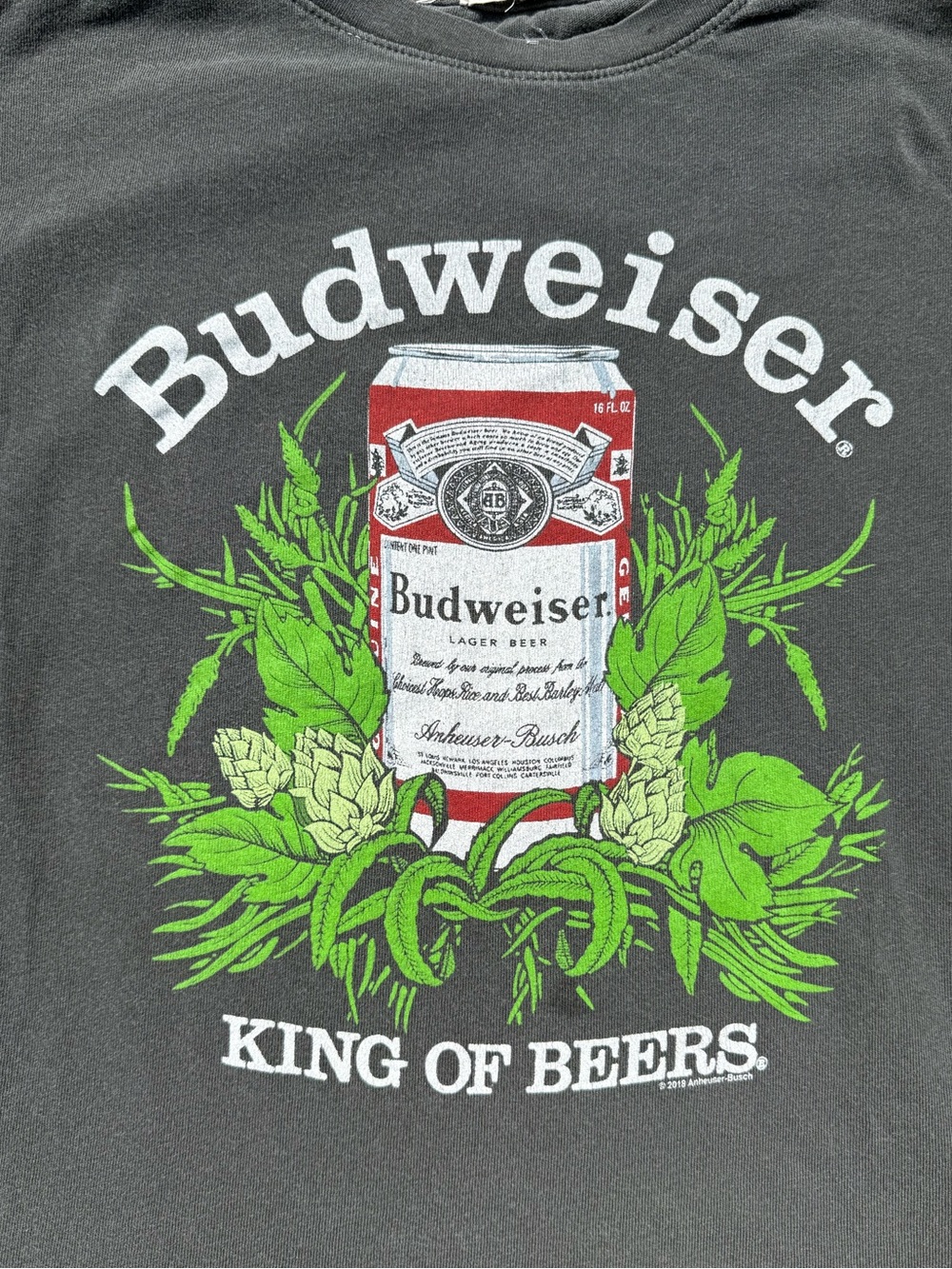 Junk Food women’s Budweiser cotton long sleeve shirt - Picture 3 of 5